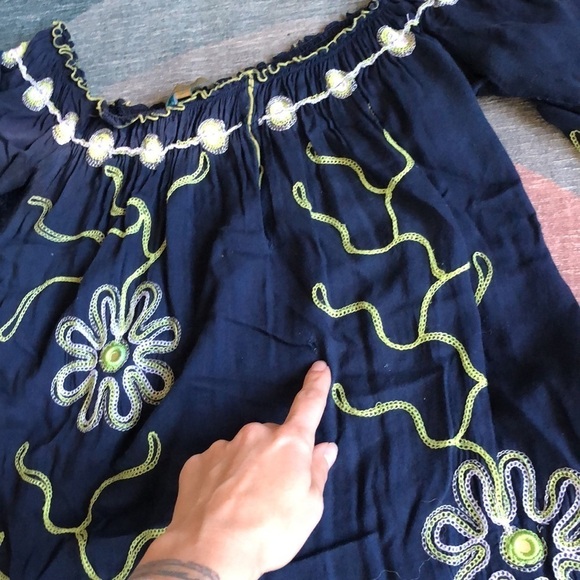 Poupette St Barth Off The Shoulder Swim Cover Up - Picture 9 of 10